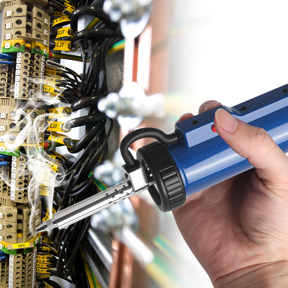 Remova bomba com 3 bocal de su - Desoldering Pump Electric Vacuum Station avaliação e preço